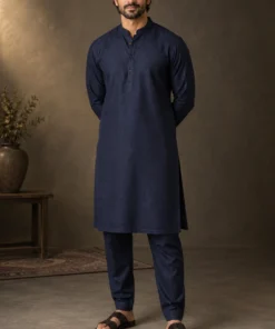 AL-KAIF demonstration garment — Kurta-navy